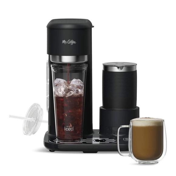 Mr. Coffee 4-in-1 Single-Serve Latte, Iced, and Hot Coffee Maker - Picture 1 of 8